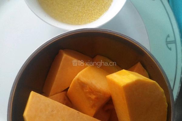 小米南瓜粥的做法图解1