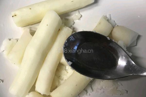 蜂蜜山药紫薯糕的做法图解2
