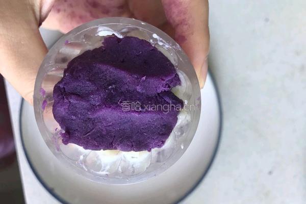蜂蜜山药紫薯糕的做法图解9