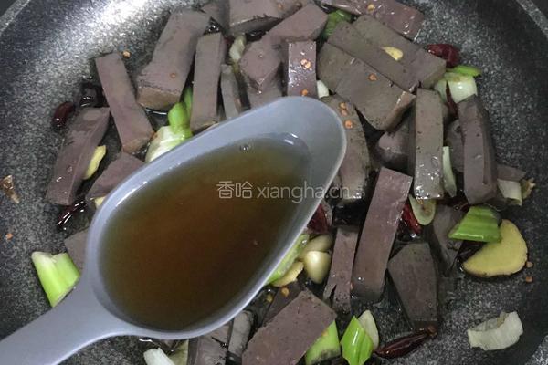 辣炒羊血的做法图解8