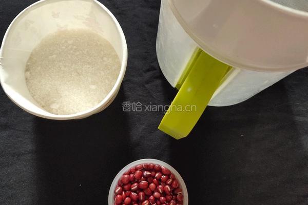 红豆沙 饮品（豆浆机版本）的做法图解1