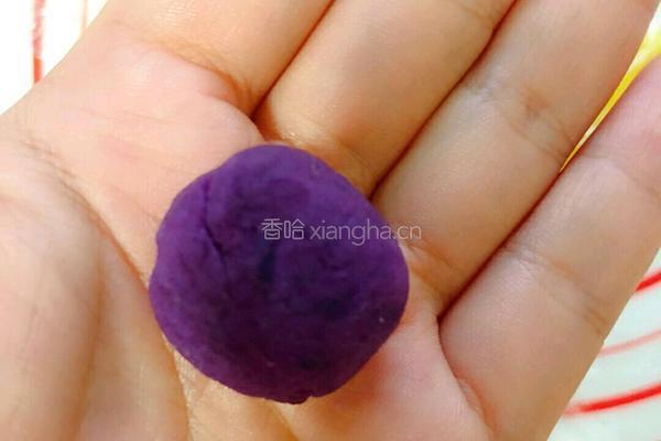 紫薯爆浆奖仙豆糕的做法图解12