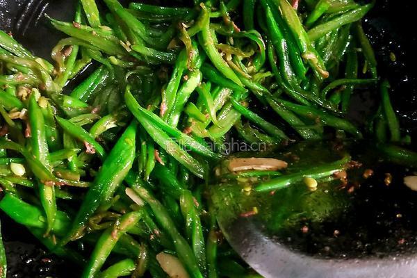 扁豆虾酱的做法图解4