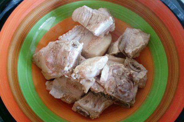 排骨豆角焖面的做法图解2