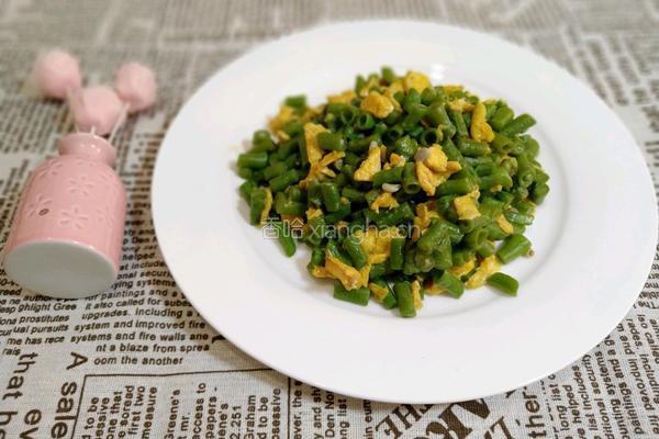 豆角炒鸡蛋