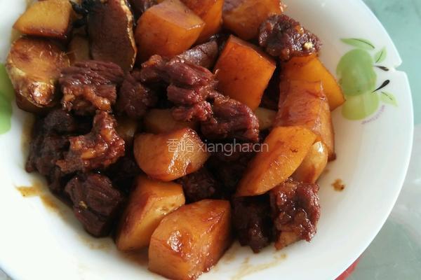 红烧牛肉炖土豆的做法图解10