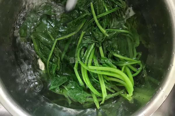 芥末拌菠菜粉丝花生 的做法图解9