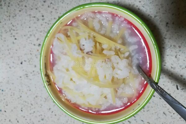 土豆瘦肉粥的做法图解5