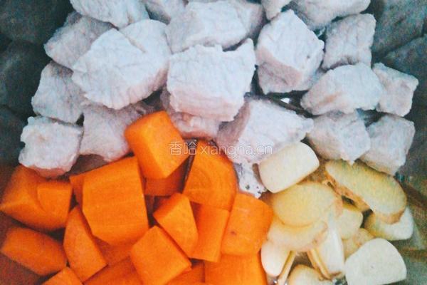 超简单煮饭锅炖肉的做法图解4