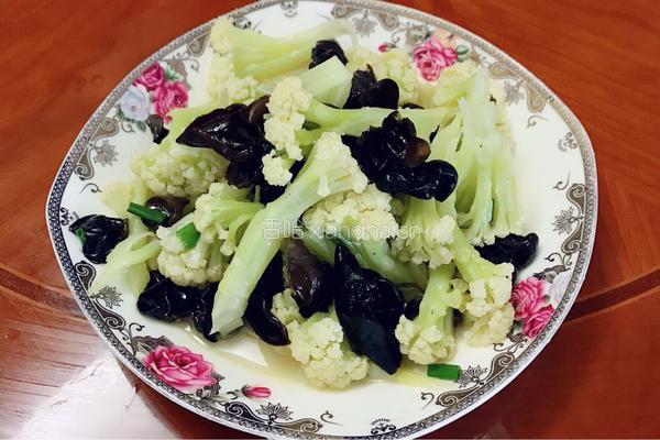 花菜炒黑木耳的做法图解9