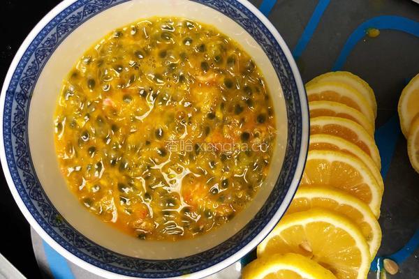 百香果柠檬蜂蜜茶的做法图解4