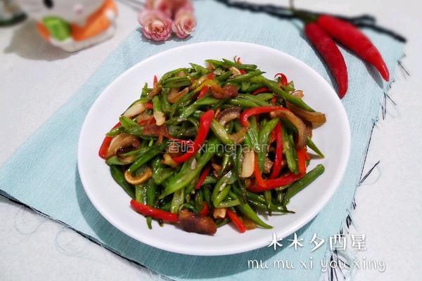 油渣炒四季豆的做法图解15