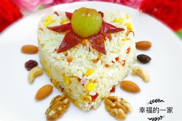 爱心炒饭的做法图解7