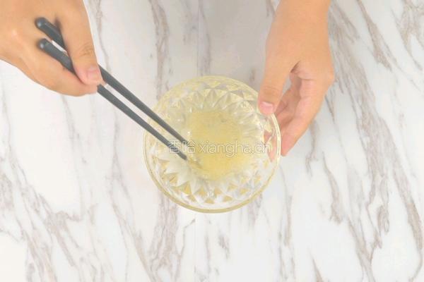 零难度黄桃玫瑰布丁的做法图解4