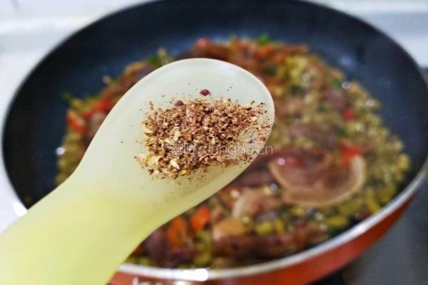 油渣炒泡豇豆的做法图解10