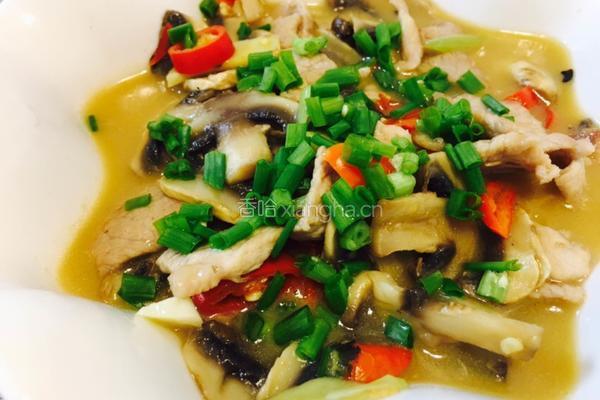 蘑菇烧肉的做法图解7