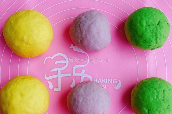 三色发糕的做法图解9
