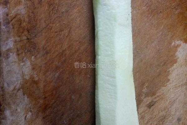 清炒丝瓜的做法图解2