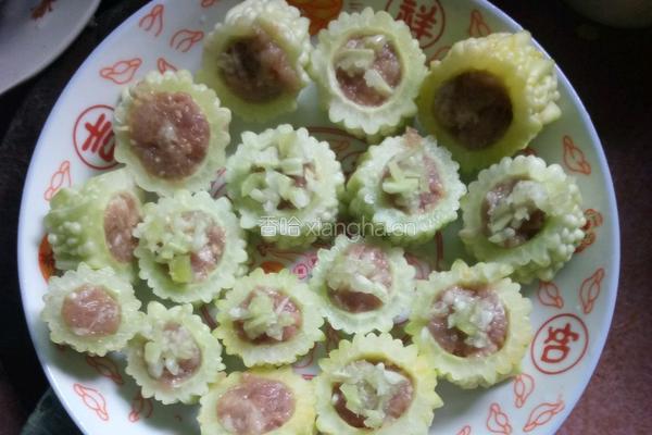 苦瓜酿肉的做法图解6