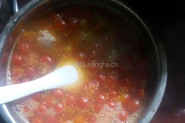 西红柿肉丸汤