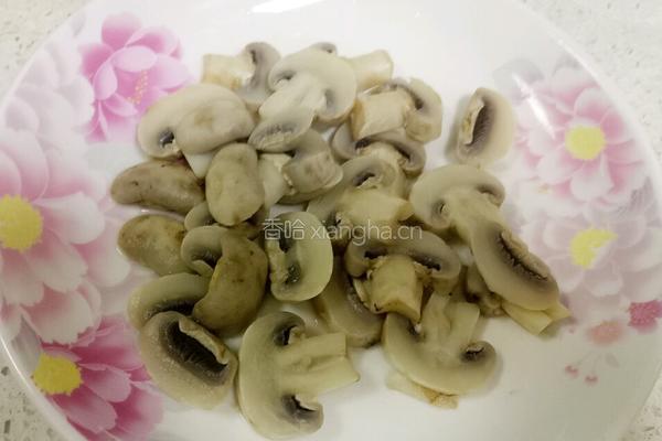 平底锅蘑菇鲜虾披萨的做法图解10