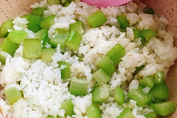 火龙果炒饭的做法图解11