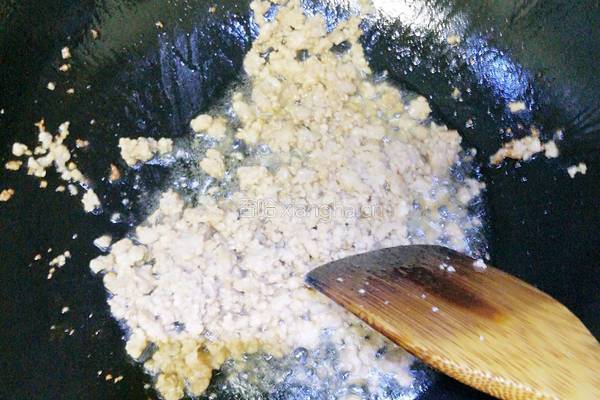 南瓜肉末泥的做法图解5
