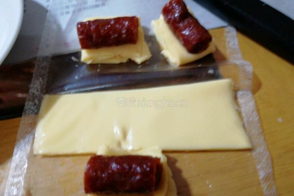芝士肉棒包(出游便当)的做法图解6