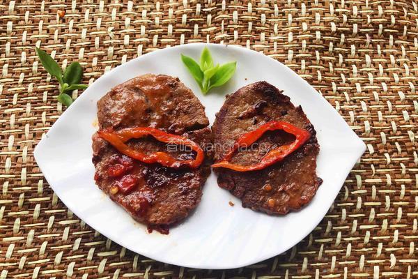 香煎牛肉片的做法图解5