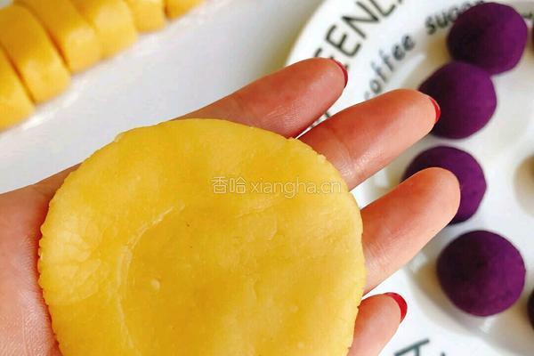 紫薯芝士仙豆糕的做法图解14
