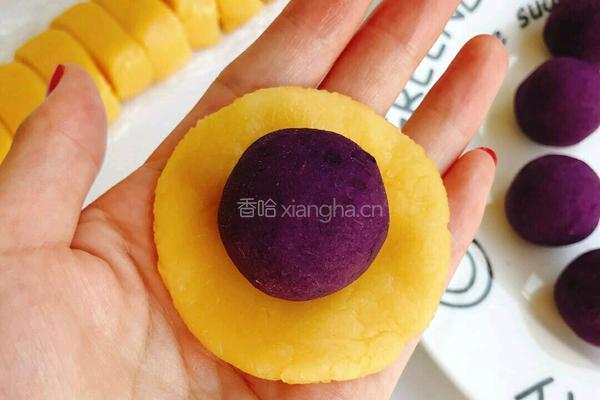 紫薯芝士仙豆糕的做法图解15