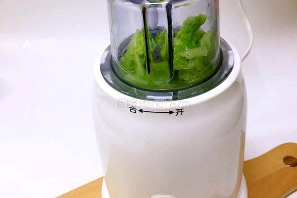 白菜泥米粉糊的做法图解4