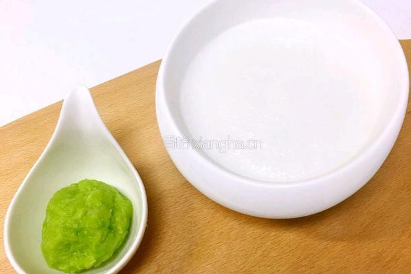 白菜泥米粉糊的做法图解7