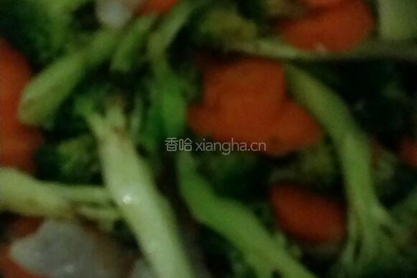 西兰花炒虾仁的做法图解3