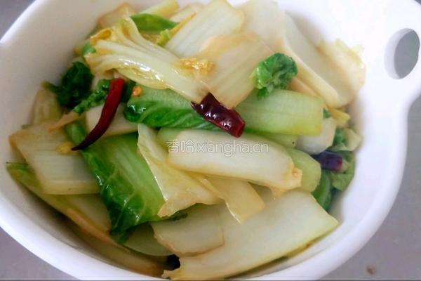 酸辣大白菜的做法图解4