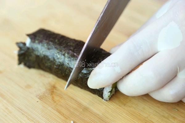 芥辣蘸寿司卷的做法图解5