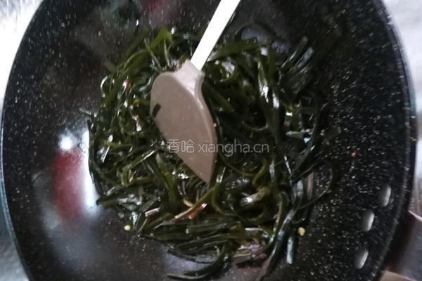 清炒海带的做法图解4