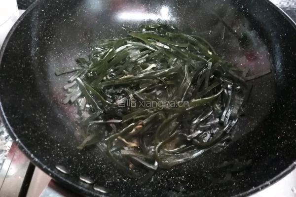 清炒海带的做法图解5