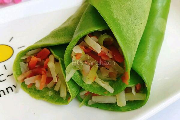 土豆胡萝卜青菜饼的做法图解17