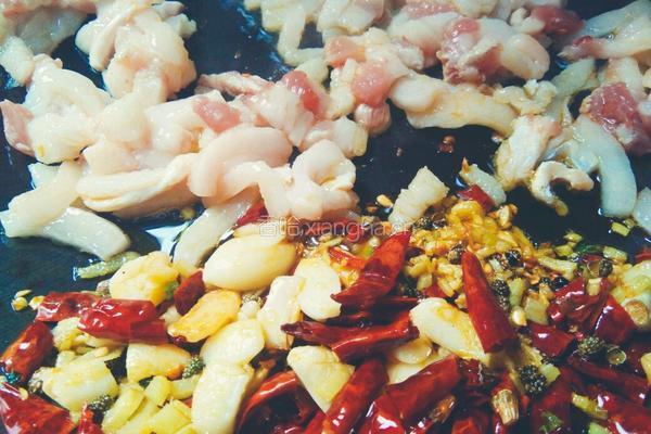 干辣椒炒肉的做法图解4