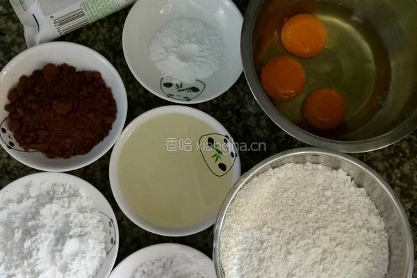 可可华夫饼的做法图解1