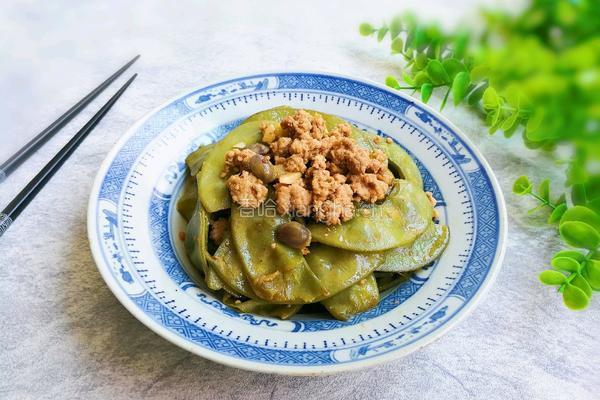 肉末焖扁豆角的做法图解15