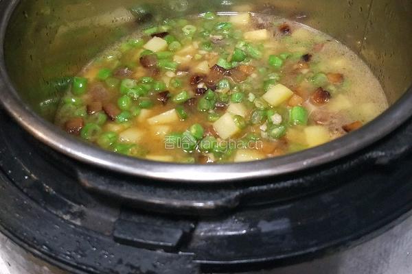 元子私房菜一一双豆咸饭的做法图解7