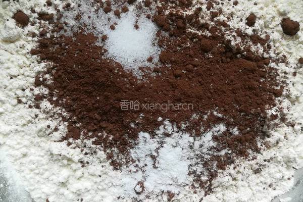 抹茶(可可)奶油奶酪饼干的做法图解4