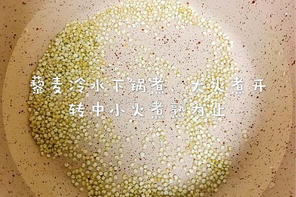 藜麦燕麦水果粥的做法图解3