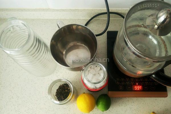 双柠冰红茶的做法图解1