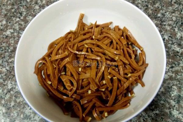 凉拌豆腐丝的做法图解7
