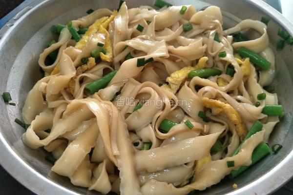 豆角鸡蛋捞面的做法图解8