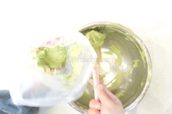 青汁曲奇的做法图解3