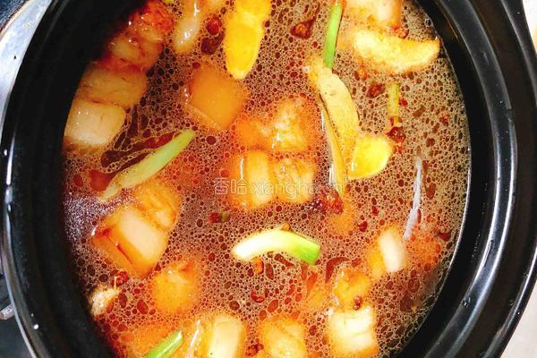 油豆腐红烧肉的做法图解9